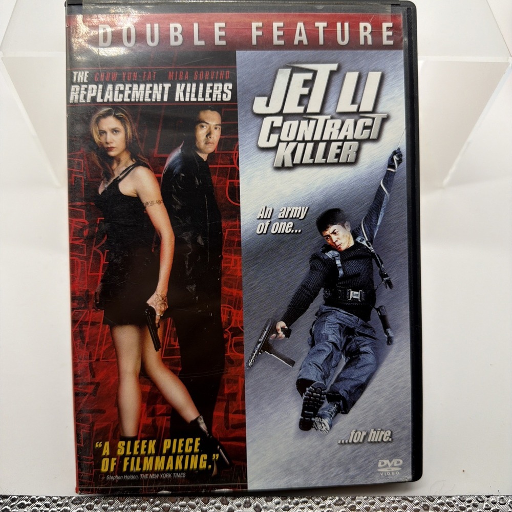 The Replacement Killers & Contract Killer (DVD, 2008) Jet Li Martial Arts Tsang
